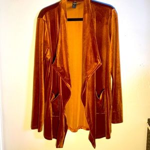 Velvet Waterfall Blazer
